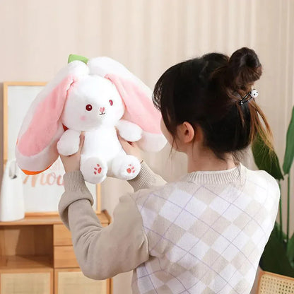 Soft Cuddly Bunny Zip Up Plush Toy