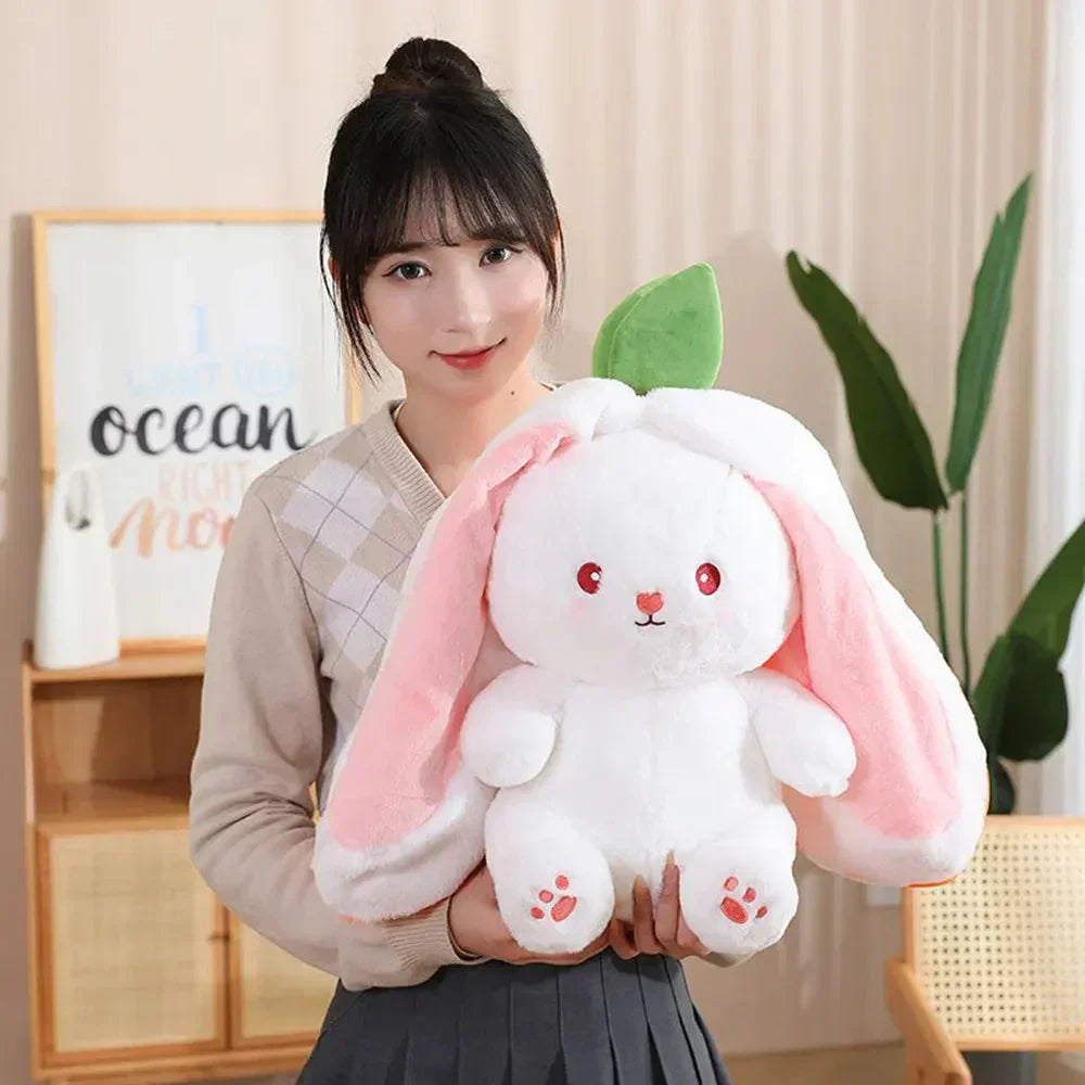 Soft Cuddly Bunny Zip Up Plush Toy