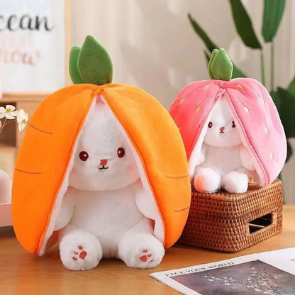 Soft Cuddly Bunny Zip Up Plush Toy