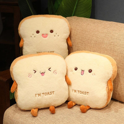 Soft Toasty Bread Shaped Hand Warmers