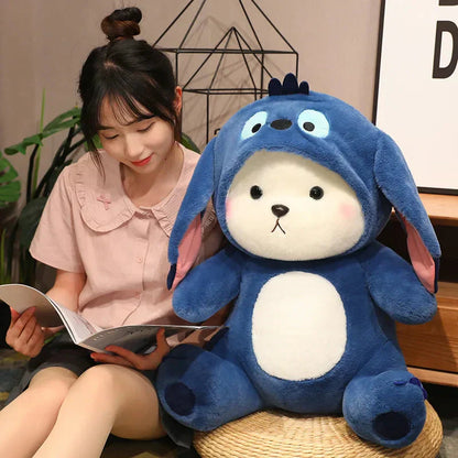 Soft Cuddly White Teddy Bear Costume Plush