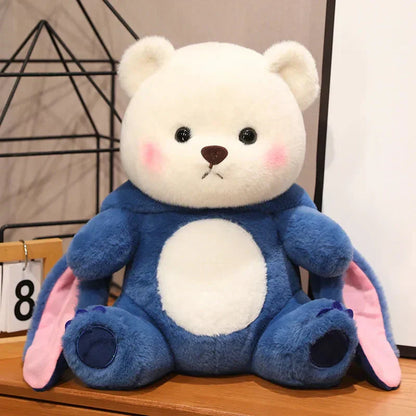 Soft Cuddly White Teddy Bear Costume Plush