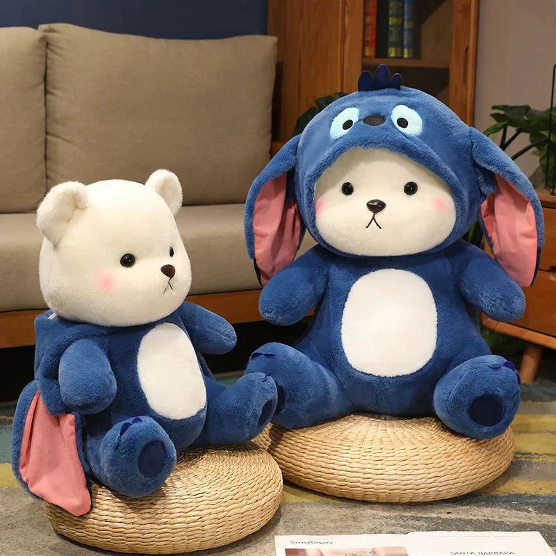 Soft Cuddly White Teddy Bear Costume Plush