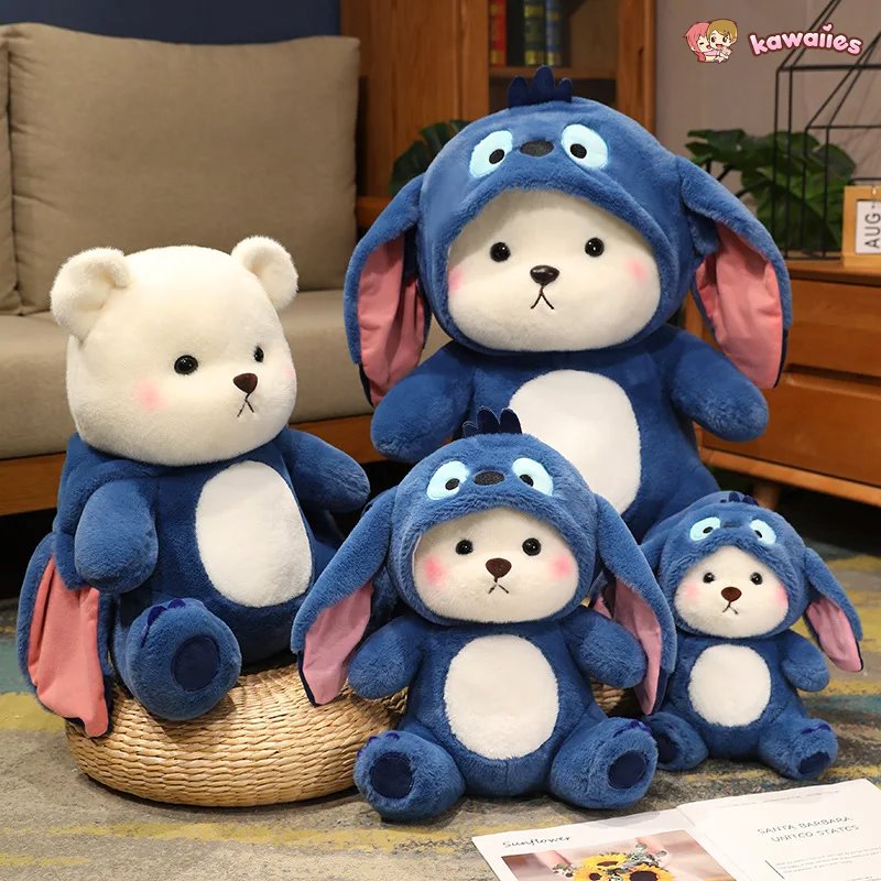 Soft Cuddly White Teddy Bear Costume Plush