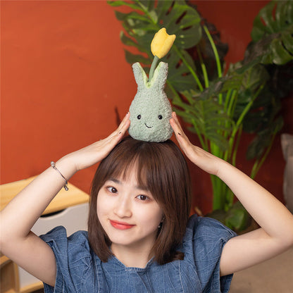 Soft Cute Tulip Flower Pot Plush Toy