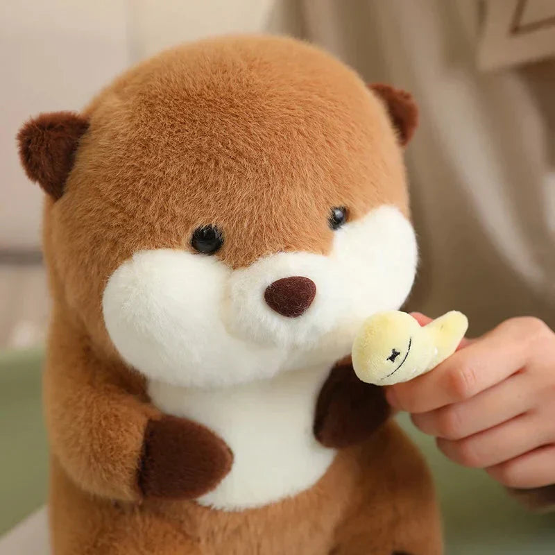 Cute Otter Figurine Set