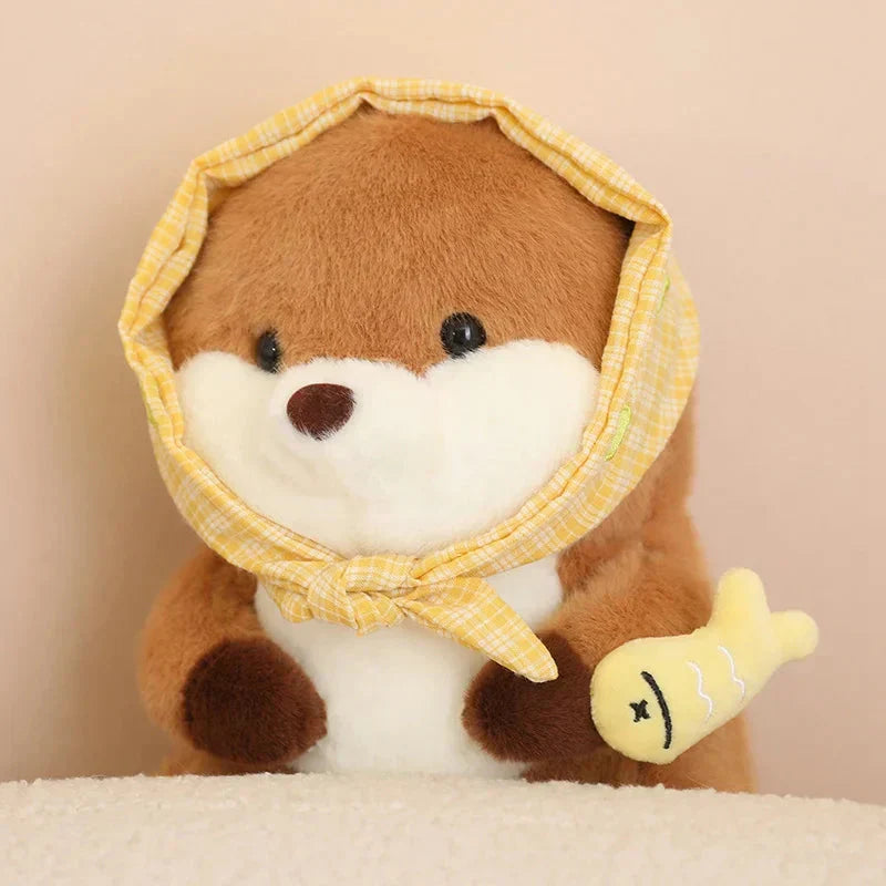 Cute Otter Figurine Set
