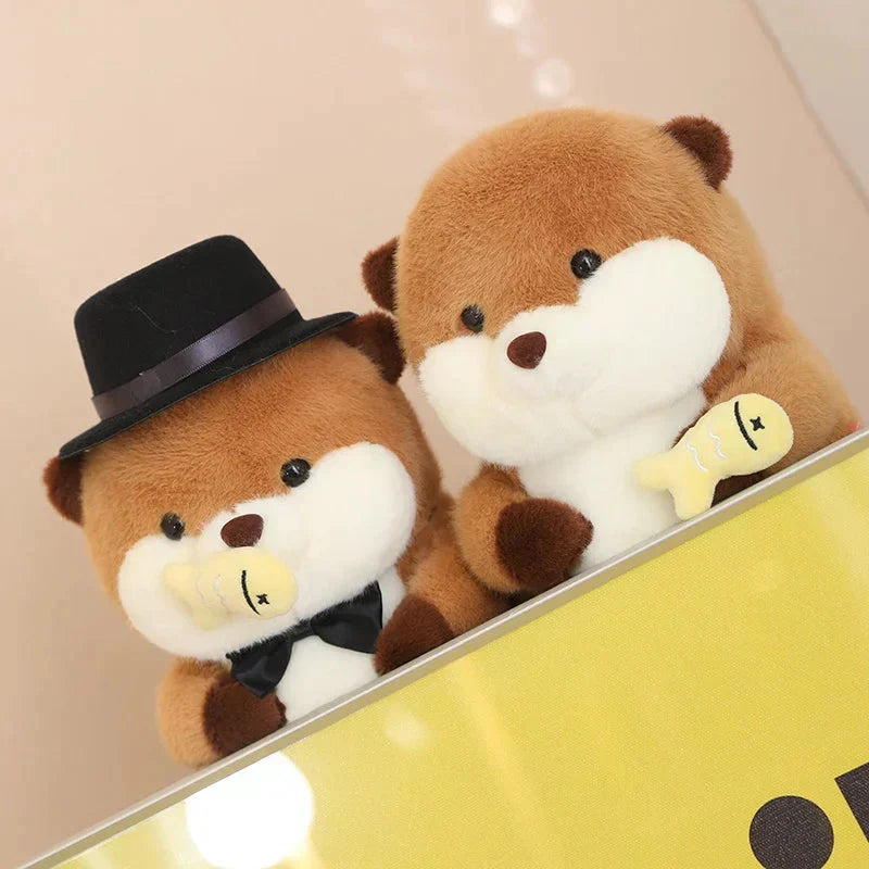 Cute Otter Figurine Set
