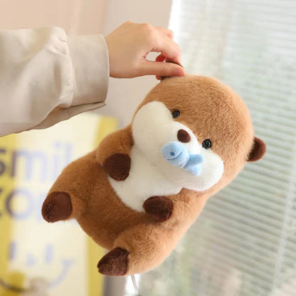 Cute Otter Figurine Set