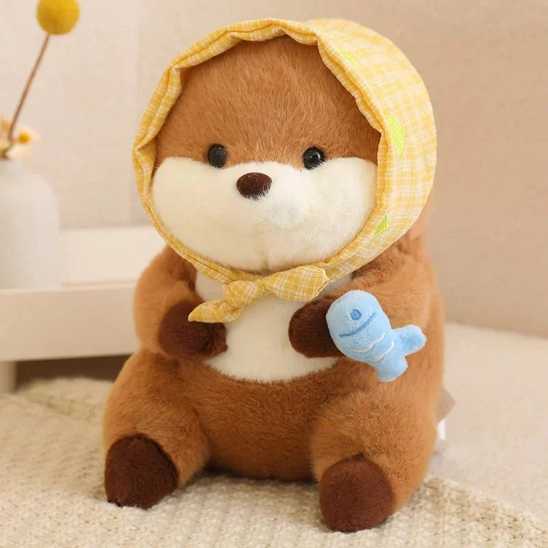 Cute Otter Figurine Set