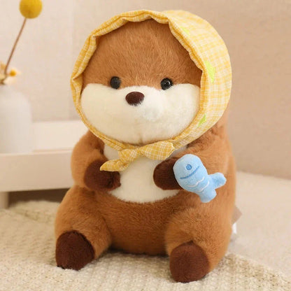 Cute Otter Figurine Set
