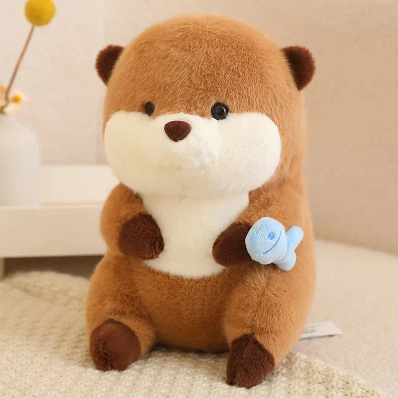 Cute Otter Figurine Set
