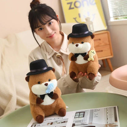 Cute Otter Figurine Set