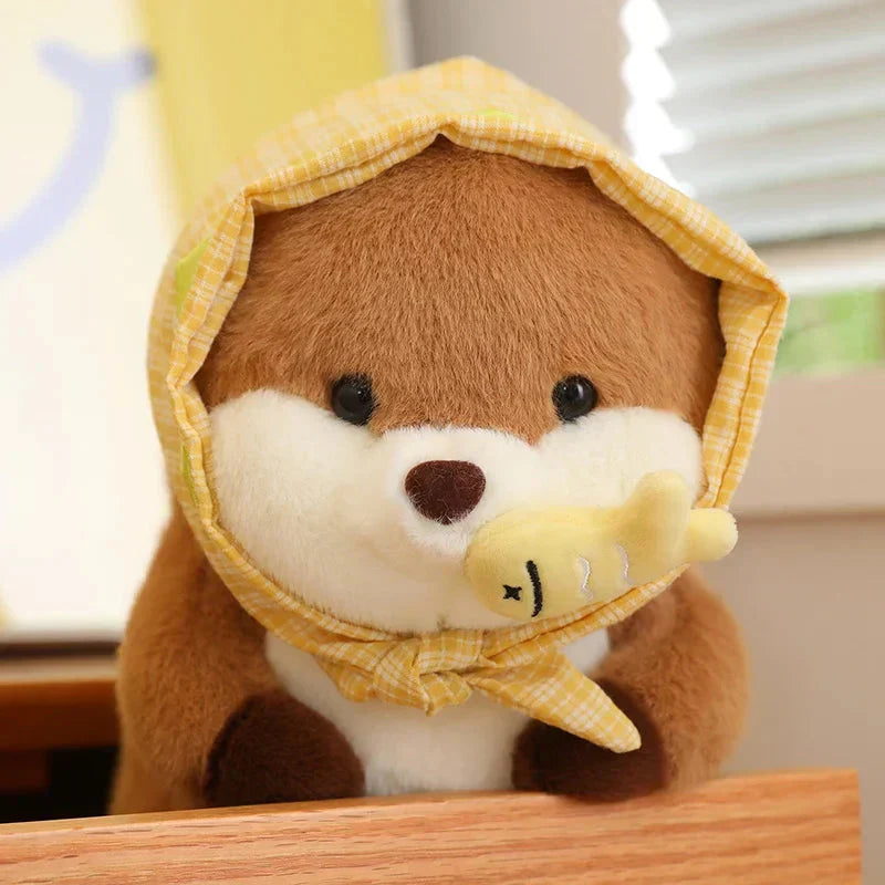 Cute Otter Figurine Set
