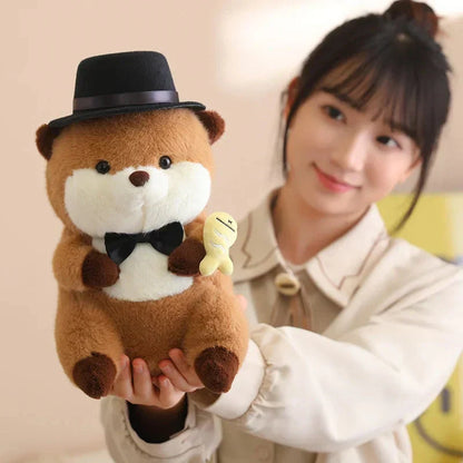 Cute Otter Figurine Set