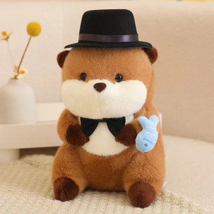 Cute Otter Figurine Set