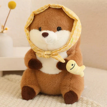 Cute Otter Figurine Set