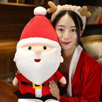 Cute Christmas Holiday Plush Toy Figures