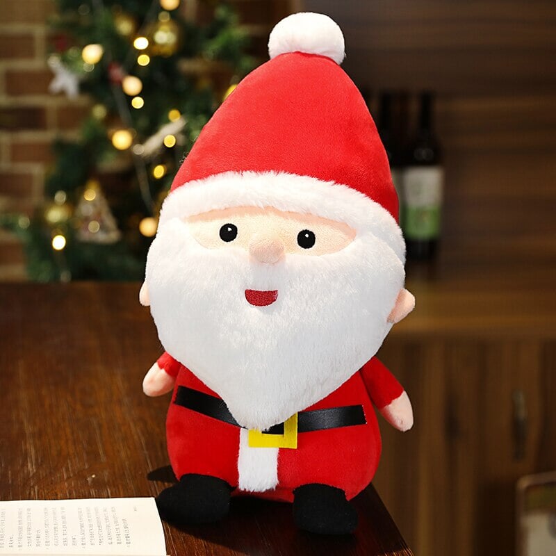 Cute Christmas Holiday Plush Toy Figures