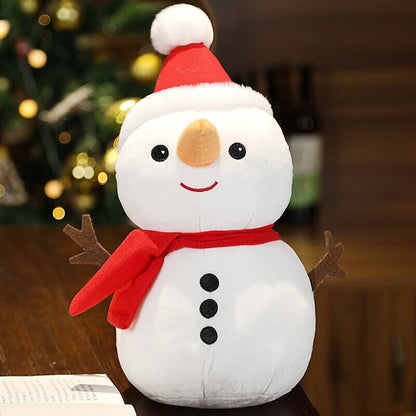 Cute Christmas Holiday Plush Toy Figures