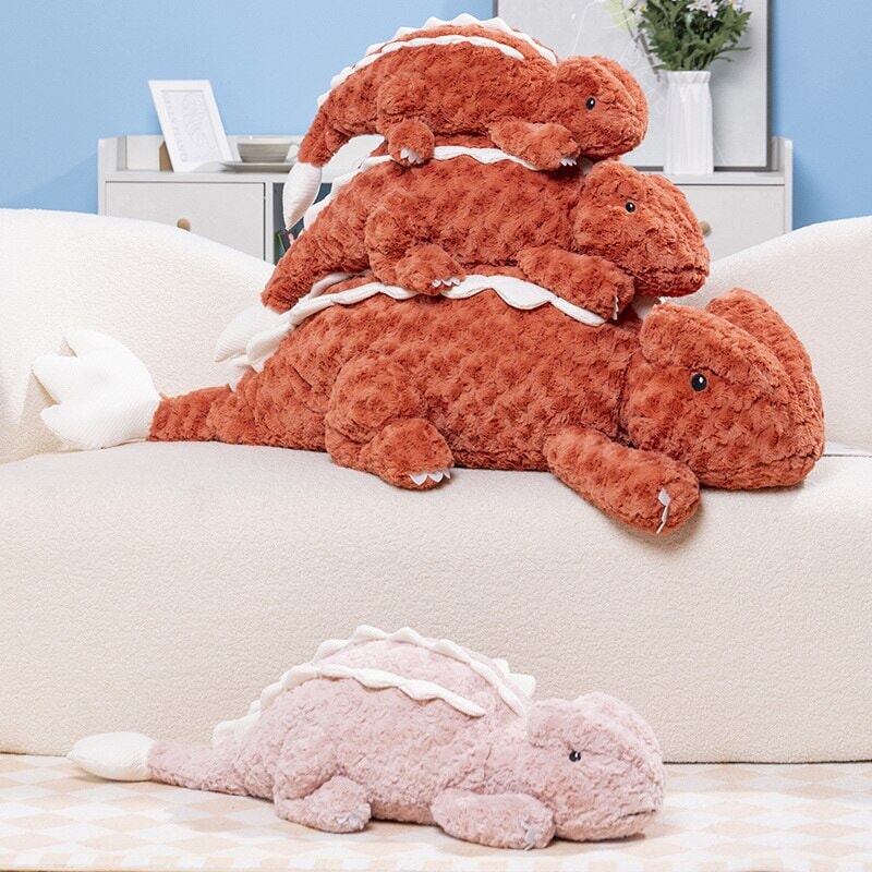 Soft Adorable Pink Lizard Stuffed Animals