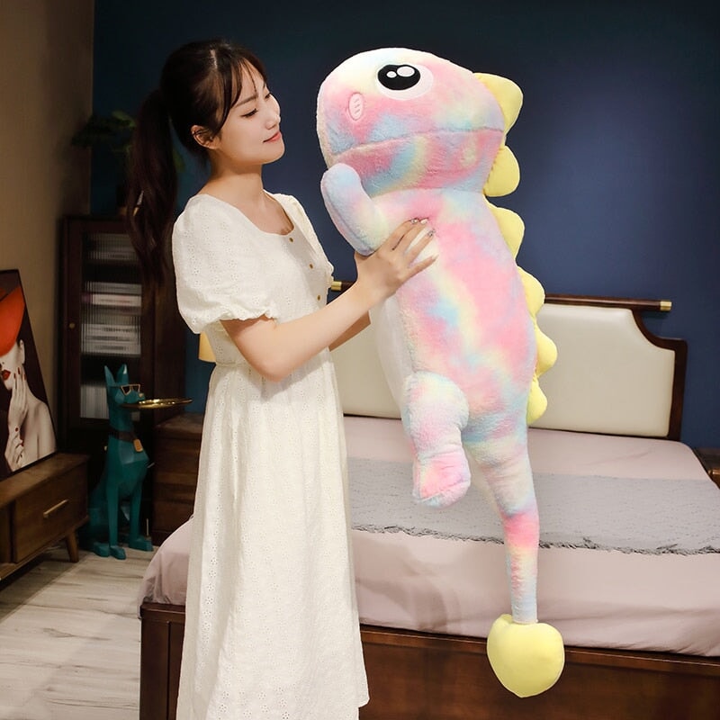 Colorful Rainbow Lizard Stuffed Animal Toy - Befez