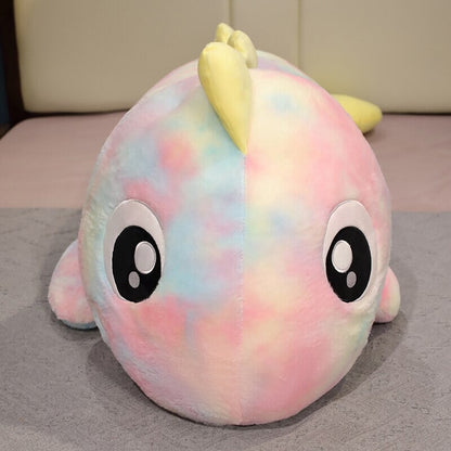 Colorful Rainbow Lizard Stuffed Animal Toy