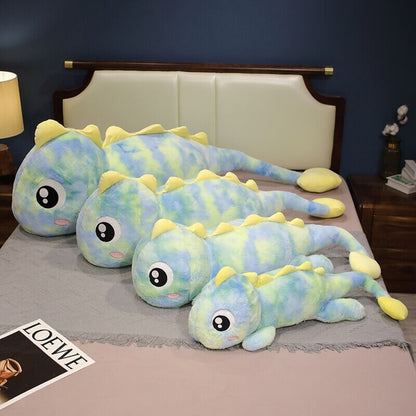Colorful Rainbow Lizard Stuffed Animal Toy