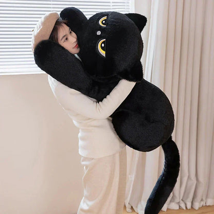 Big Soft Grey Kitten Plush Toys - Befez
