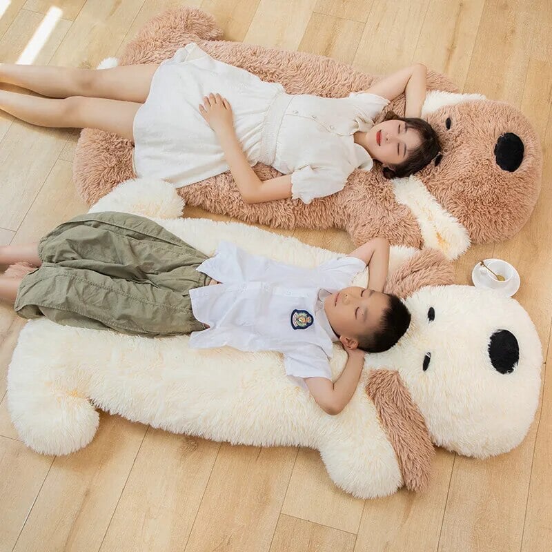 Big Soft Dog Pancake Stuffed Toy