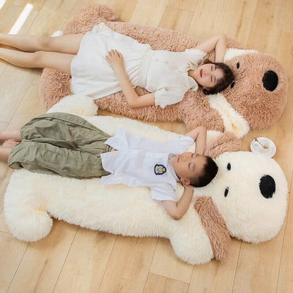 Big Soft Dog Pancake Stuffed Toy