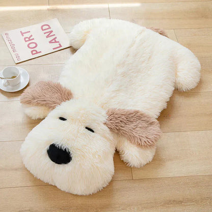 Big Soft Dog Pancake Stuffed Toy