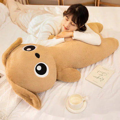 Big Cute Puppy Gray Plush Toy