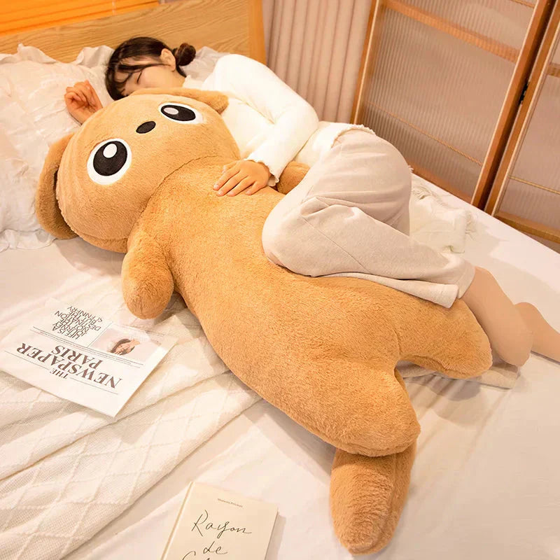 Big Cute Puppy Gray Plush Toy