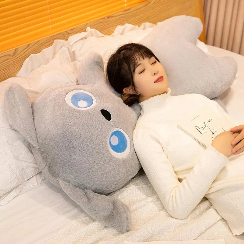 Big Cute Puppy Gray Plush Toy