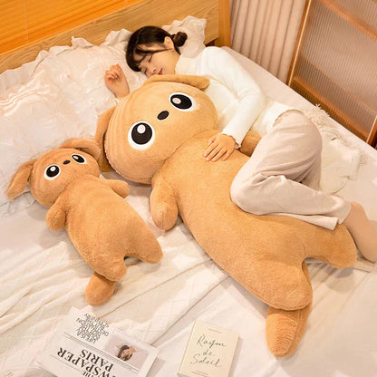 Big Cute Puppy Gray Plush Toy