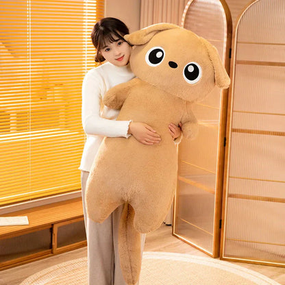 Big Cute Puppy Gray Plush Toy