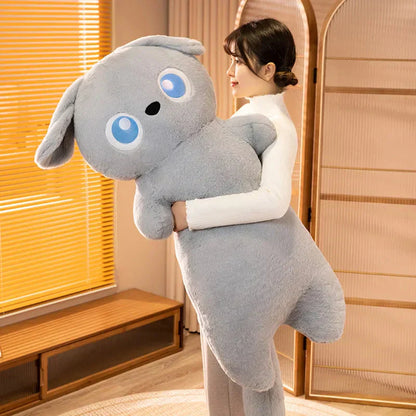 Big Cute Puppy Gray Plush Toy