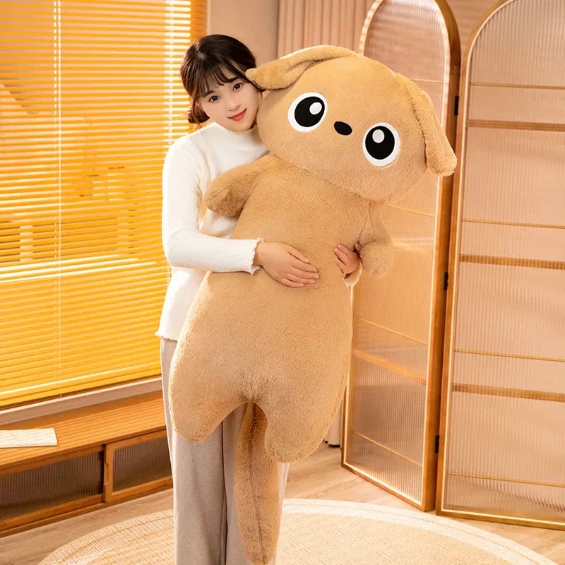 Big Cute Puppy Gray Plush Toy