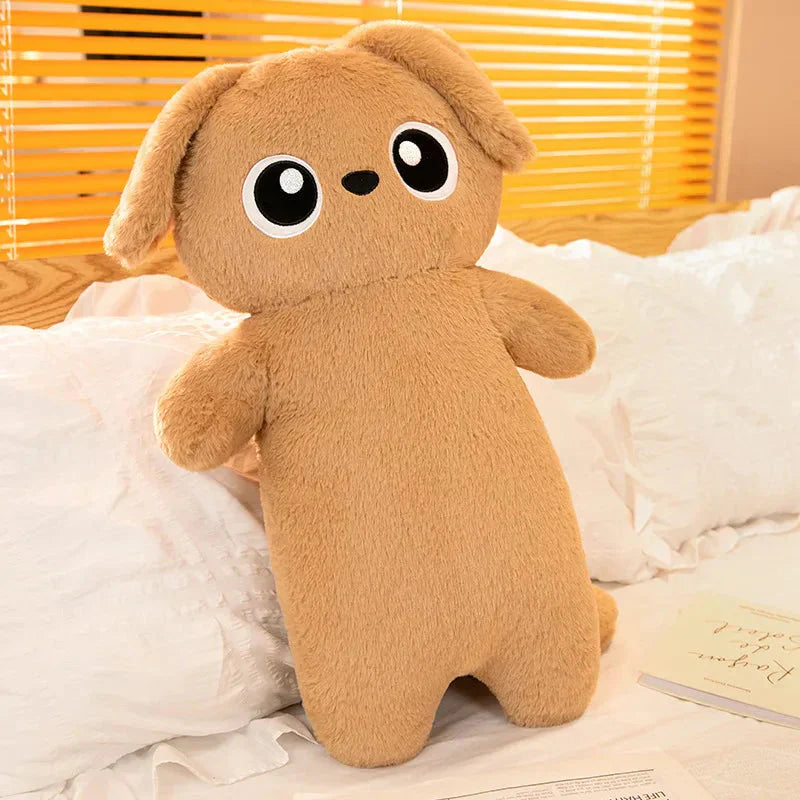 Big Cute Puppy Gray Plush Toy