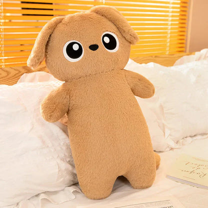 Big Cute Puppy Gray Plush Toy