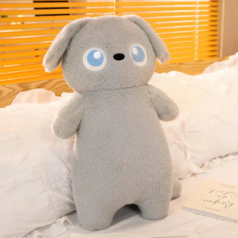 Big Cute Puppy Gray Plush Toy