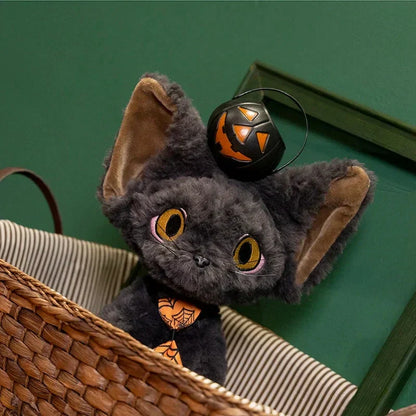 Spooky Black Kitty Soft Plush Toy
