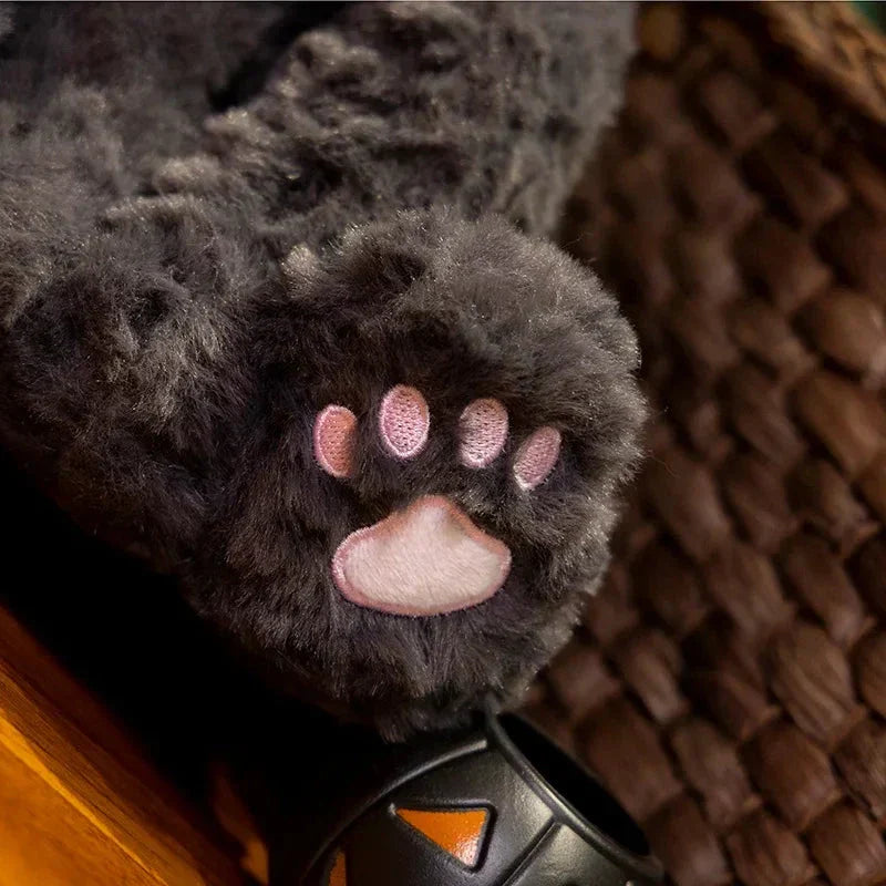 Spooky Black Kitty Soft Plush Toy