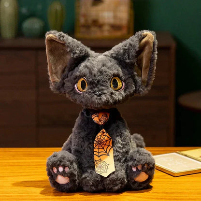 Spooky Black Kitty Soft Plush Toy