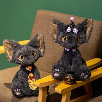 Spooky Black Kitty Soft Plush Toy