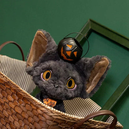 Spooky Black Kitty Soft Plush Toy