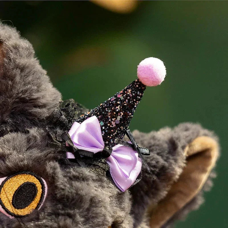Spooky Black Kitty Soft Plush Toy