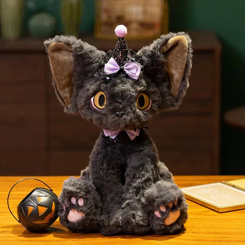 Spooky Black Kitty Soft Plush Toy - Befez