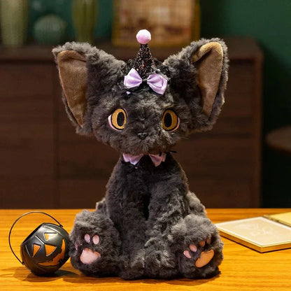 Spooky Black Kitty Soft Plush Toy - Befez